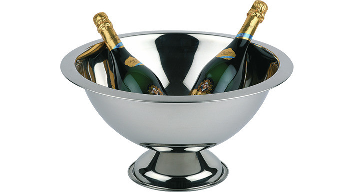 Champagnerkühler 12,00 l / ø 450 x 230 mm Hochglanz + matt